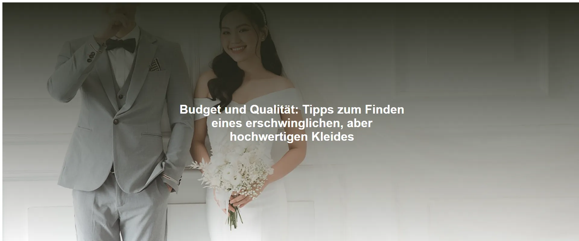 Budget und Qualität: Tipps zum Finden eines erschwinglichen, aber hochwertigen Kleides