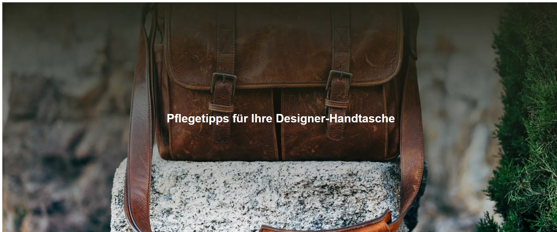 Pflegetipps für Ihre Designer-Handtasche